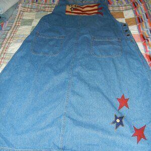 Vintage Denim Maxi Dress Jumper (wd112)